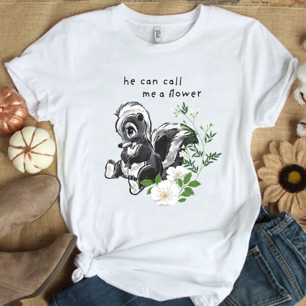 He Can Call Me A Flower BamBii Shirt, Magic Kingdom Holiday, Matching Family Shirts
