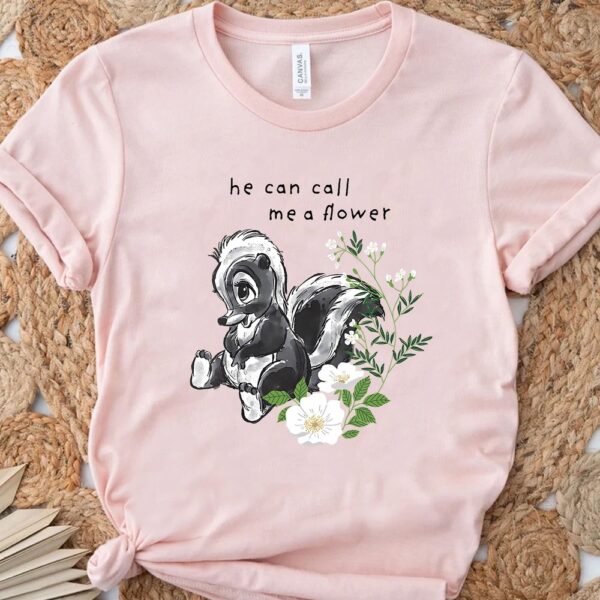 He Can Call Me A Flower BamBii Shirt, Magic Kingdom Holiday, Matching Family Shirts