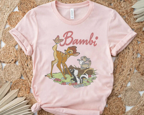 Retro Bambi T-Shirt, Magic Kingdom Holiday, Matching Family Shirts, Vacation Trip Sweatshirt, Trip shirt, Trip Unisex T-shirt Family