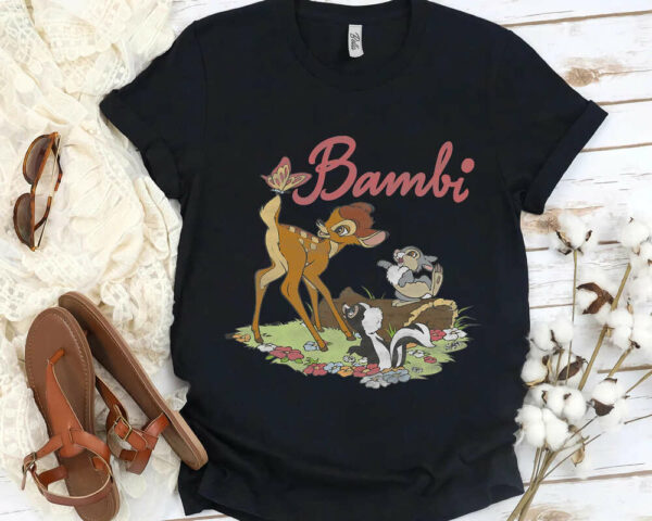 Retro Bambi T-Shirt, Magic Kingdom Holiday, Matching Family Shirts, Vacation Trip Sweatshirt, Trip shirt, Trip Unisex T-shirt Family