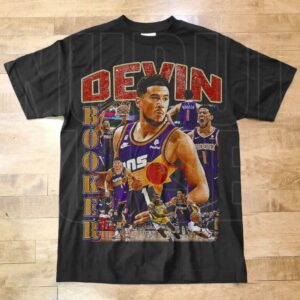 Vintage Style Devin Booker T Shirt, Basketball shirt, Classic 90s Graphic Tee, Unisex, Vintage Bootleg, Gift T-Shirt