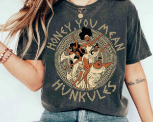 Diva The Muses Honey You Mean Hunkules Retro 90s Herculess Shirt, Unisex T-shirt Family, Matching Family Shirts, Vacation Trip Sweatshirt, Trip shirt, Trip Unisex T-shirt Family, Birthday Gift