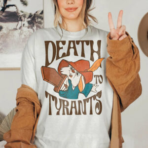 Retro 70s Skippy Rabbit Deadth To Tyrants Shirt, Robin Hood T-shirt, Birthday Gift Tee, Matching Family Shirts