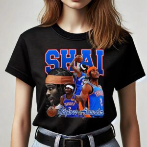 Shai Gilgeous-Alexander Shirt version 2, Basketball shirt, Classic 90s Graphic Tee, Unisex, Vintage Stlye Gift T-Shirt