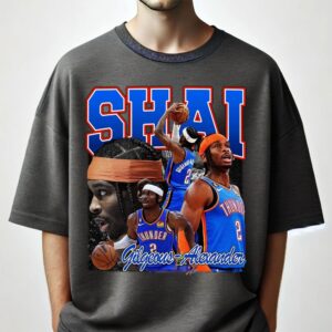 Shai Gilgeous-Alexander Shirt version 2, Basketball shirt, Classic 90s Graphic Tee, Unisex, Vintage Stlye Gift T-Shirt