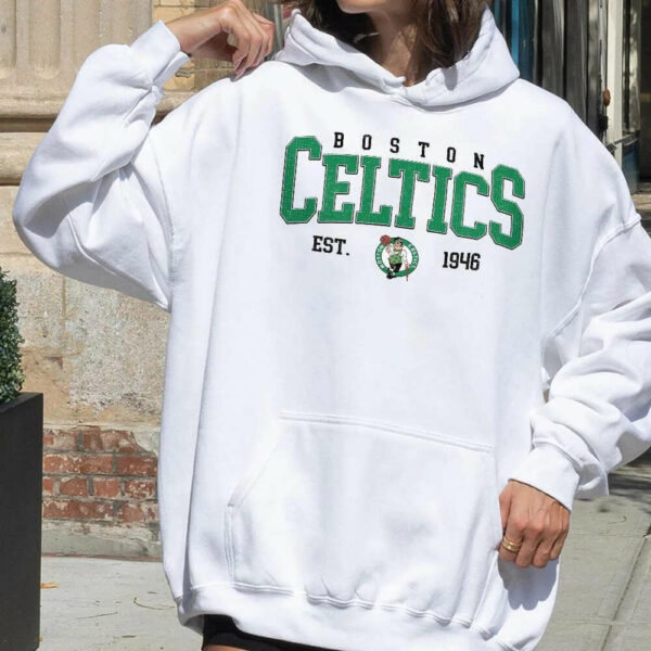 Vintage 90s Boston Celtics Shirt, Crewneck Boston Celtics Sweatshirt, Christmas Gift For Celtics Fan, Basketball Sweatshirt T-Shirt
