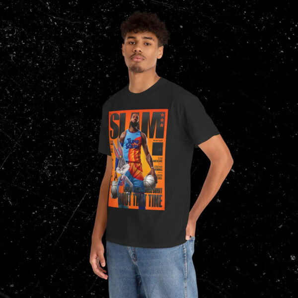 LeBron James “LBJ” Shirt, Space Jam NBA Slam Cover T-Shirt, Unisex Sports Tee, Vintage Retro Basketball Streetwear, Gift For Men, Dad, Guys