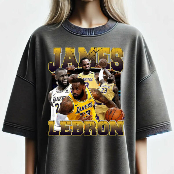 Retro 90s Lebron James Bootleg Tshirt Design, Png Digital Download, King James Graphic Tee, Basketball Sublimation T-Shirt