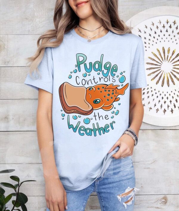 Pudge Controls The Weather LiL0 & St!tch T-Shirt, Unisex T-shirt Family, Matching Family Shirts, Vacation Trip Sweatshirt, Trip shirt