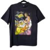 LeBron James Space Jam T-Shirt – Unisex Snow Wash Loose Fit | Streetwear Tee | Space Jam Graphic with Looney Tunes | Vintage Toon Squad Shir