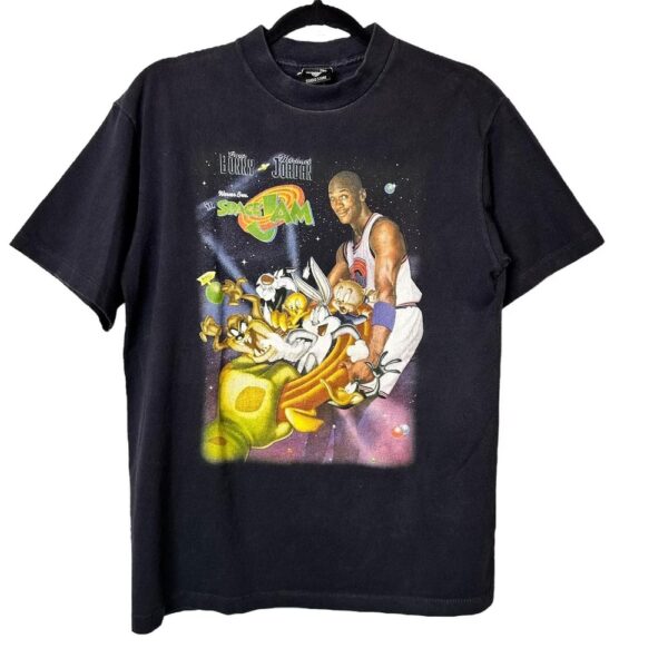 1995 Michael Jordan Space Jam T-shirt, Unisex Sports Tee, Vintage Retro Basketball Streetwear, Gift For Men, Dad, Guys