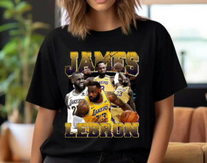 Retro 90s Lebron James Bootleg Tshirt Design, Png Digital Download, King James Graphic Tee, Basketball Sublimation T-Shirt