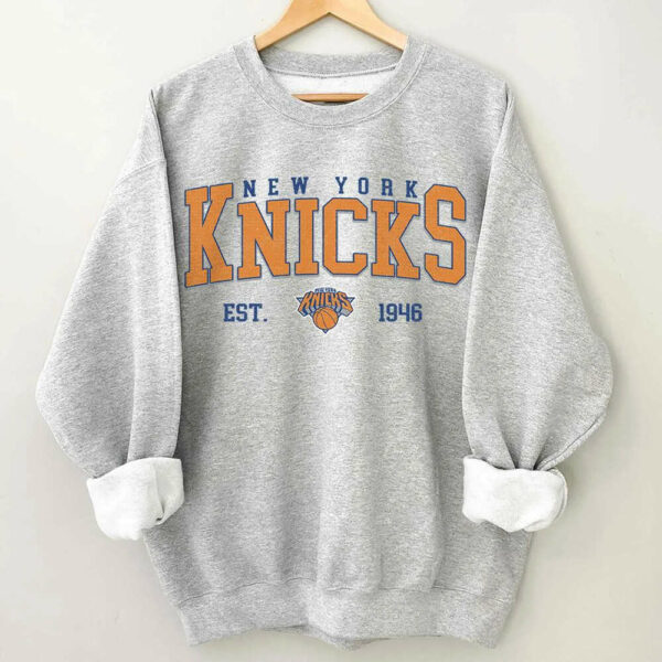 Vintage 90s New York Knicks Shirt, Crewneck New York Knicks Sweatshirt, Hoodie Retro For Women And Men Basketball Christmas T-Shirt
