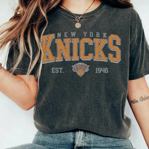 Vintage 90s New York Knicks Shirt, Crewneck New York Knicks Sweatshirt, Hoodie Retro For Women And Men Basketball Christmas T-Shirt
