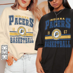 Indiana Pacers Basketball Vintage Sweatshirt, Pacers Retro Shirt, Gift For Fan Indiana Christmas, Indiana Basketball 90s T-Shirt