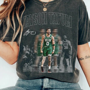 Vintage Jayson Tatum Shirt Version 2, Oklahoma City Basketball Bootleg 90s T-Shirt