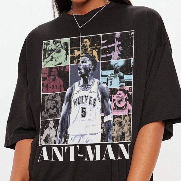 Anthony Edwards Minnesota Timberwolves Version 2 Basketball Vintage T-Shirt