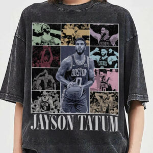 Vintage Jayson Tatum Shirt, Oklahoma City Basketball Bootleg 90s T-Shirt