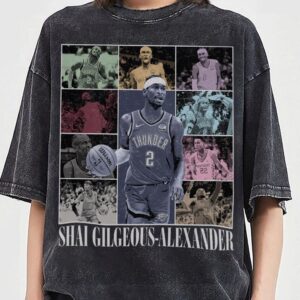 Shai Gilgeous-Alexander Shirt version 3, Basketball shirt, Classic 90s Graphic Tee, Unisex, Vintage Stlye Gift T-Shirt