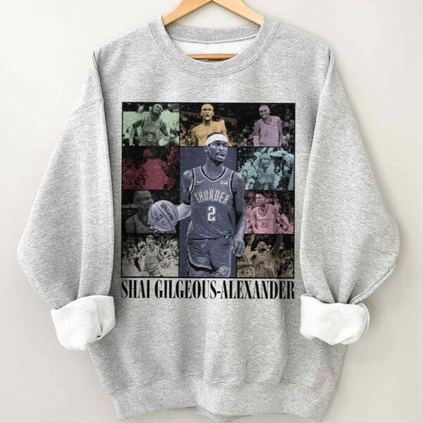 Shai Gilgeous-Alexander Shirt version 3, Basketball shirt, Classic 90s Graphic Tee, Unisex, Vintage Stlye Gift T-Shirt