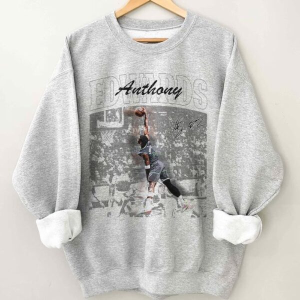 Anthony Edwards Minnesota Timberwolves Basketball Vintage T-Shirt