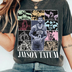 Vintage Jayson Tatum Shirt, Oklahoma City Basketball Bootleg 90s T-Shirt