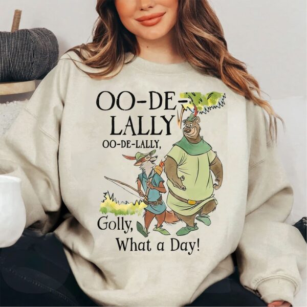 Oo-De-Lally Shirt, Golly What A Day T-shirt, Robin Hood And Little John, Unisex T-shirt Family, Matching Family Shirts, Vacation Trip Sweatshirt