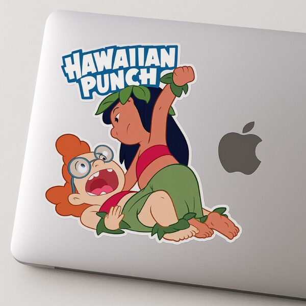 Hawaiian Punch Island Girls Sticker Magnet