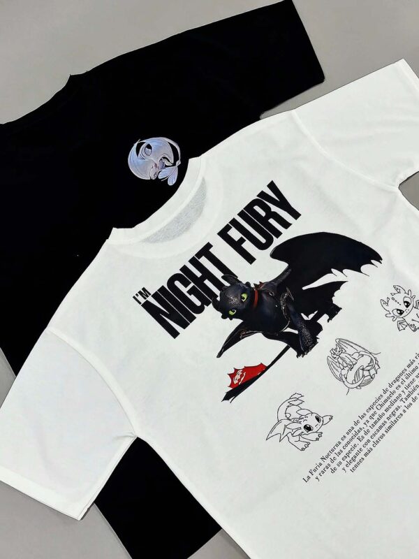 Night Fury and Light Fury Couple 2 Sides T-Shirt