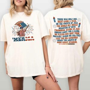 Sandlot Hambino ‘Merica 4th Of July 2 Sides – T-Shirt