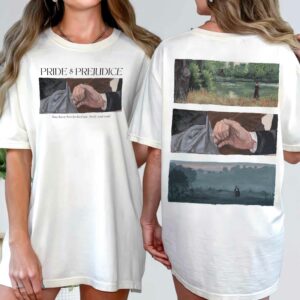 Pride and Prejudice Hand Flex Painting – 2 Sides T-Shirt