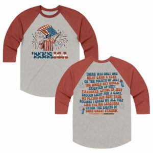 Sandlot Hambino ‘Merica 4th Of July 2 Sides – Raglan Long Sleeve