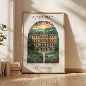 Pride and Prejudice Pemberley House Poster