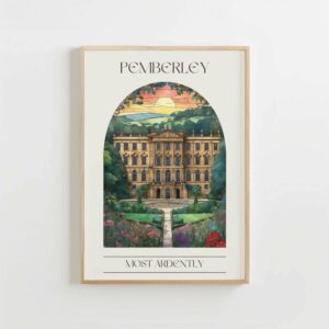 Pride and Prejudice Pemberley House Poster