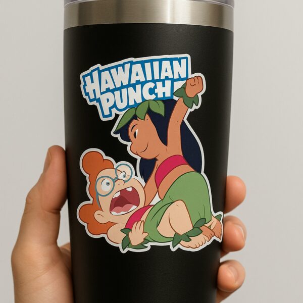 Hawaiian Punch Island Girls Sticker Magnet