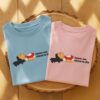 Toothless and Light Fury Couple Embroidered Sweatshirt