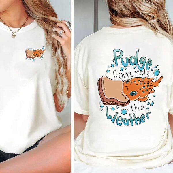 Pudge Controls The Weather LiLo & Stitch 2 Sides T-Shirt