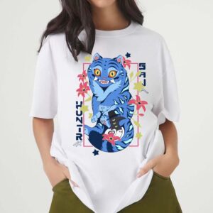 Derpy Blue Tiger Kpop Demon Hunters – T-shirt