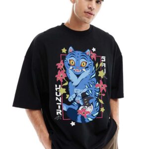 Derpy Blue Tiger Kpop Demon Hunters – T-shirt