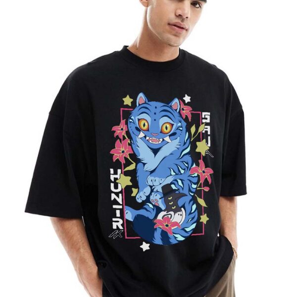 Derpy Blue Tiger Kpop Demon Hunters – T-shirt