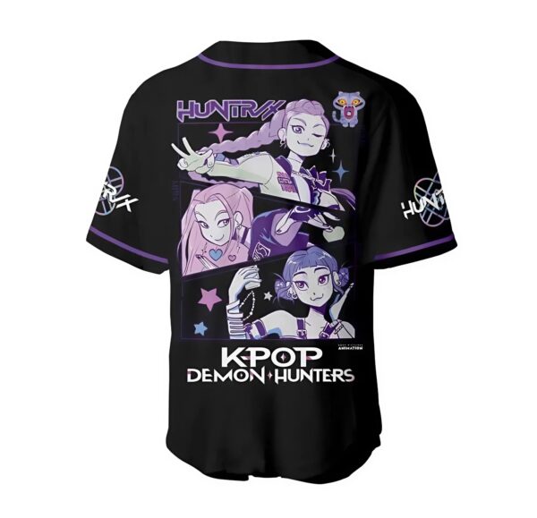 Huntrix Kpop Demon Hunters – Jersey Baseball Shirt