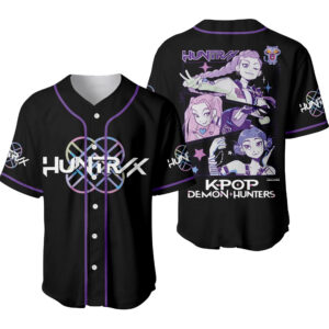 Huntrix Kpop Demon Hunters – Jersey Baseball Shirt