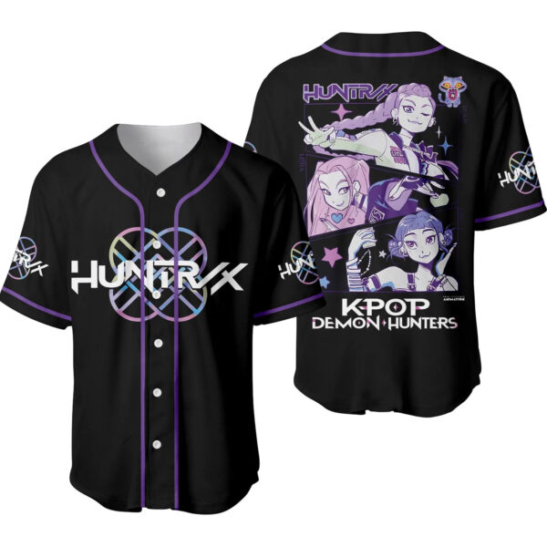 Huntrix Kpop Demon Hunters – Jersey Baseball Shirt