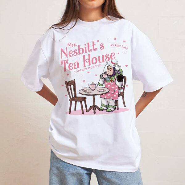 One Arm Version Mrs. Nesbitt Tea House, Toy Story Buzz Lightyear T-shirt