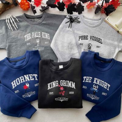 Hollow Knight – Embroidered Sweatshirt Hollow Knight – Embroidered Sweatshirt